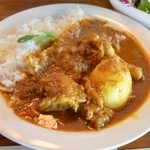 筆や - スパイシーインド風ラジカレー 940円。