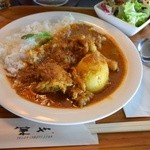 筆や - スパイシーインド風ラジカレー 940円。