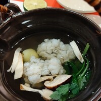 入道 - 鱧と松茸の茶碗蒸し