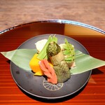堺町 かもくら - つきだし　野菜炊いたん