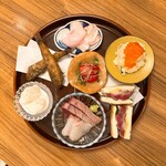 酒場浮雲 - おまかせ前菜七種盛り合わせ