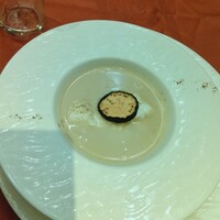 中国料理 舜天 - 茄子とジーマミ豆腐の冷製チャイナポタージュ