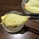 和さび - 花おくらは生姜醤油で