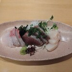 おおぞね鮨 - おまかせ3点盛り