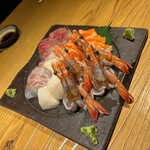一心 - 刺身の盛り合わせ
