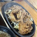 かなや食堂 - 豚ロースの焼肉