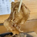 かなや食堂 - 豚ロース焼肉　厚さは薄いが大判