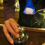 バー クラスター - 燃える角砂糖