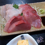 お食事処水仙 - 「ミニ刺身定食」1,000円