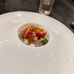 acanthe - クエのカルパッチョ