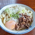 柳原うどん - いつもの肉玉うどん