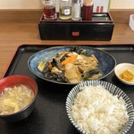四川料理 川福 - キクラゲと豚肉炒め定食
