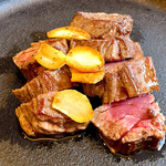 ステーキハウス磐梯 - ミディアムレアのベストな焼き加減