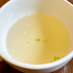 ステーキハウス磐梯 - セットのスープ