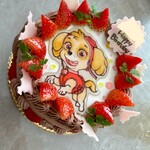西洋浪漫菓子オカヤマ - バースデーケーキ 5号 ￥6966