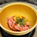 mahoroba 鉄板 - ユッケ♡美味しい〜