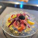 横浜 夜景 鉄板焼＆ステーキ 祥鳳 - 和牛のローストビーフサラダ