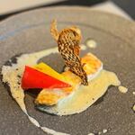 横浜 夜景 鉄板焼＆ステーキ 祥鳳 - 焼物（スズキの鰹だしシャンパンソース）