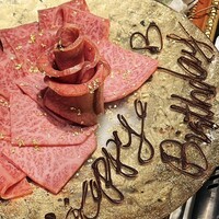 完全個室焼肉かなう - バースデープレート