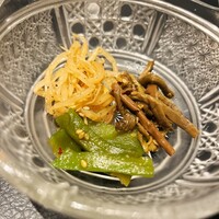 完全個室焼肉かなう - ナムル盛り合わせ