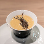 Kobe Gyuu Rogama Sumiyaki Steak IDEA Ginza - Mushroom Potage with Chicken Consommé