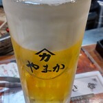 炭焼き成吉思汗 やまか - ビールはクラシック
