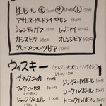 新川にしや - メニュー