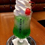 洋食料理カフェ ナンバリボン - カキ氷メロン@700