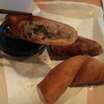 いけずキッチン - 餃子春巻きパリッパリで旨い