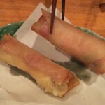 いけずキッチン - トマトとモッツアレラ春巻き