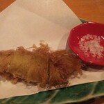 いけずキッチン - ヤングコーン天ぷら。サックサク