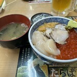 どんぶり屋 - うに、いくら、ホタテ、あわび