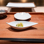 くすのき - 銀杏と車海老酢の物