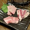 炭火焼肉・中華そば 天膳 - カルビ 松竹梅三昧(\2,470)