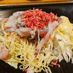 人形町 - いか焼きそば、いか大ぶり