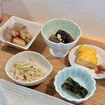 カフェ シフォン - 和ランチプレート(\1,800)　小鉢いろいろ