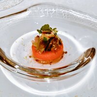 ル ジャルダン - 越のルビーと親鳥のコンフィ