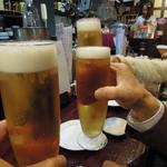 酒肴商店 アジト - 先ずは乾杯！