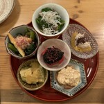 三角 - おばんざい六種盛り　¥1760