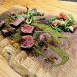 falo - 鹿の炭火焼き山椒のソース