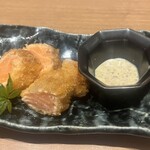 博多やさい巻き串 虎乃家 - サーモンのレアカツ❤️900