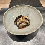 パルコ フィエラ - 小樽烏賊素麺　粒マスタード　薪焼きジャンボマッシュルーム　トマトパウダー