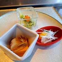 鉄板焼　恵比寿 - ⚫前菜3品