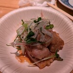 居酒屋 ヨーテル - 鶏のすだち揚げは良い風味。