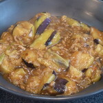 福苑 - 茄子と挽肉の炒め