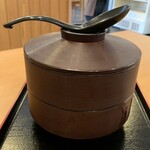 更科 - 相方の「玉子定食・中華そばセット」♪