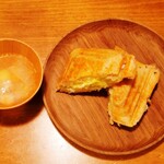 Ryokuyuu Shokudo & SPACE - ホットサンド（1,200円）