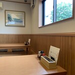 更科 - トップ入店だったので、いつもの小上がりに…