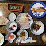 滝の湯旅館 - 翌朝の朝食
