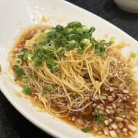 豊栄 - 海鮮料理(真鯛の蒸籠蒸しの後の香港麺)